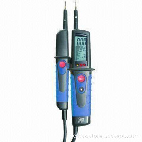 Stable Electrical Tester with Frequency Range of 50 and 60Hz and Flashlight